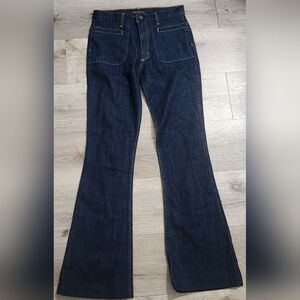 NWT Theory Women's Theory Blue Jeans Flare Bottom Size 26